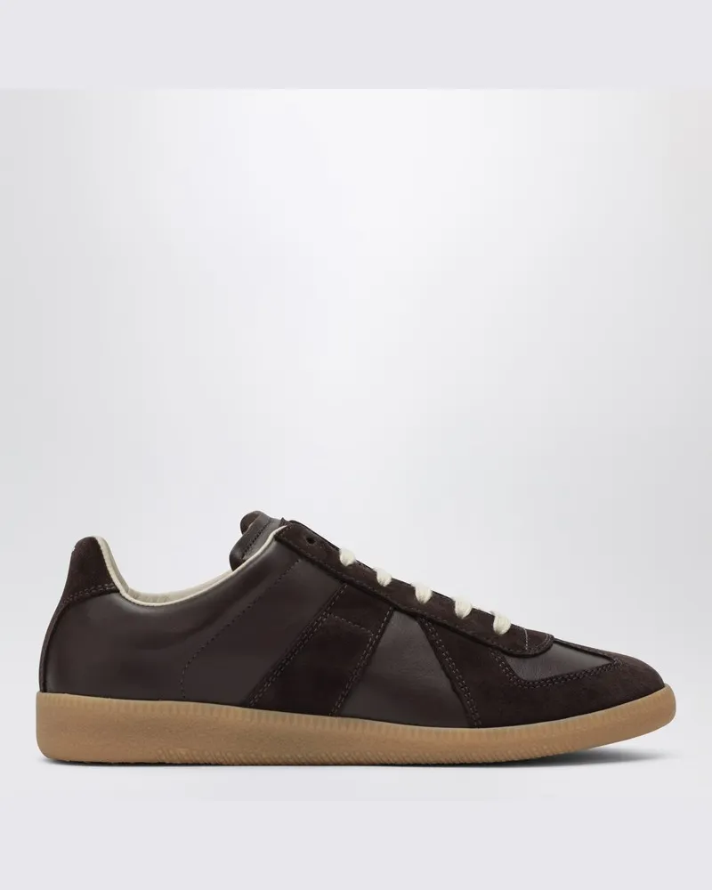 Maison Margiela Dunkelbraune Replica-Sneaker Braun