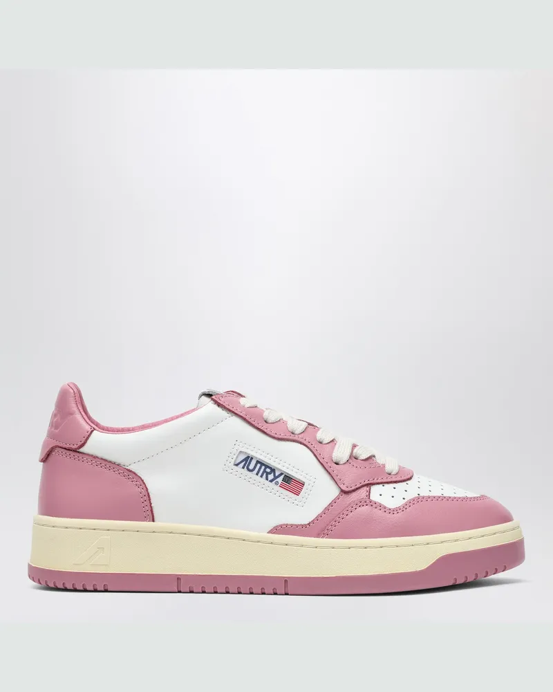 AUTRY Medalist-Sneaker in Weiß/Rosa White