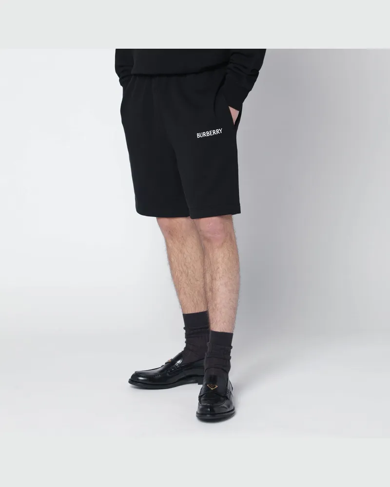 Burberry Schwarze Shorts mit Logo 