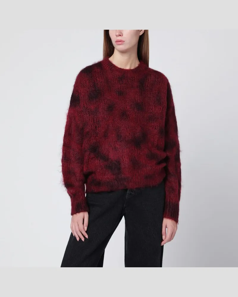 Isabel Marant Myriam Pullover aus Spray-Effekt-Kidmohair und Wolle Rot