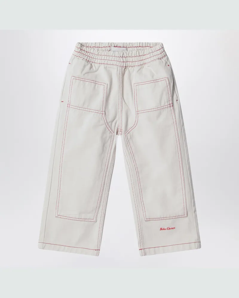 BOBO CHOSES Hose in Creme White