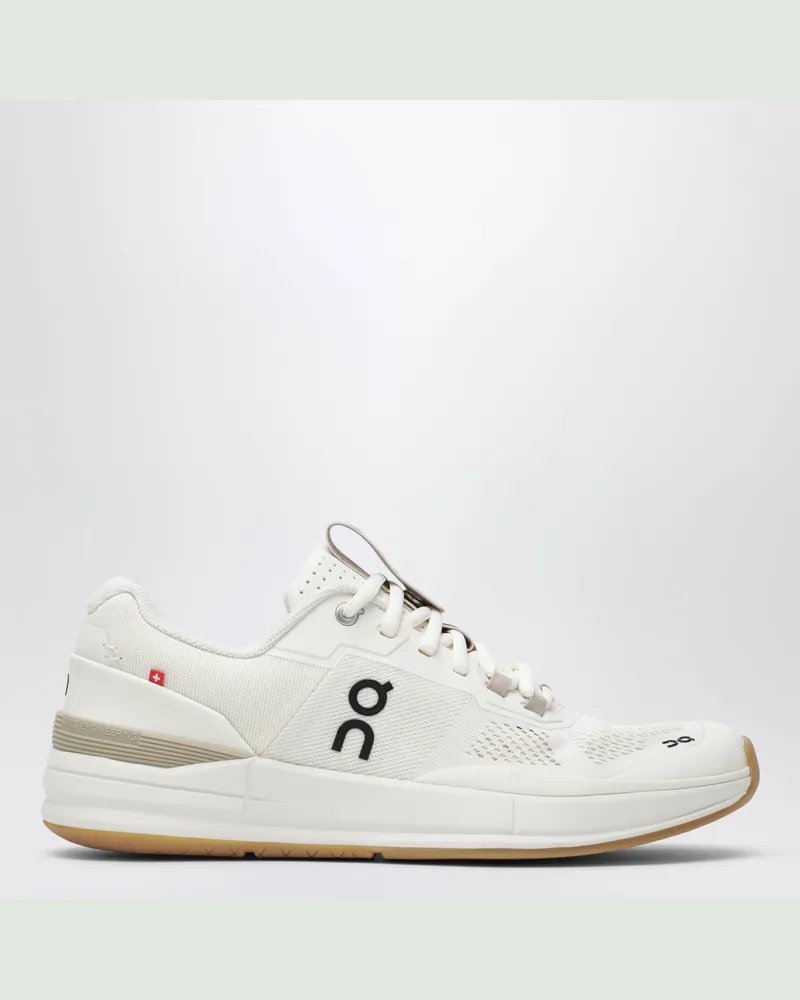 ON Tennisschuh THE ROGER Pro aus Mesh in Ivory Beige