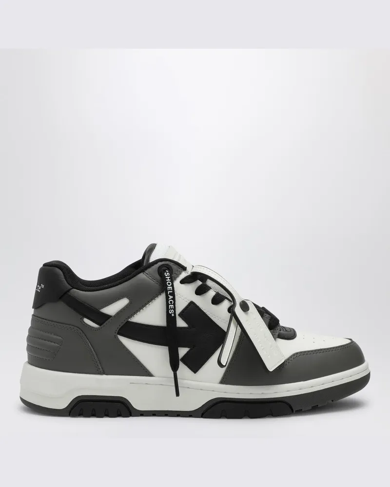 OFF-WHITE Out Of Office Sneaker in Dunkelgrau/Weiß/Schwarz Grau