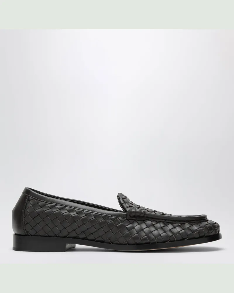 Bottega Veneta Loafer Silenzio aus Lammnappa in Braun Brown