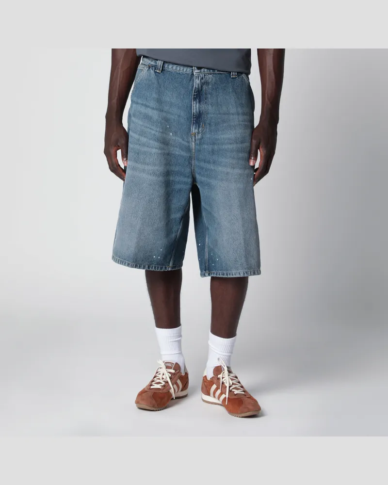 Carhartt WIP OG Single Knee Short Jeansshorts aus blauem Denim Blue