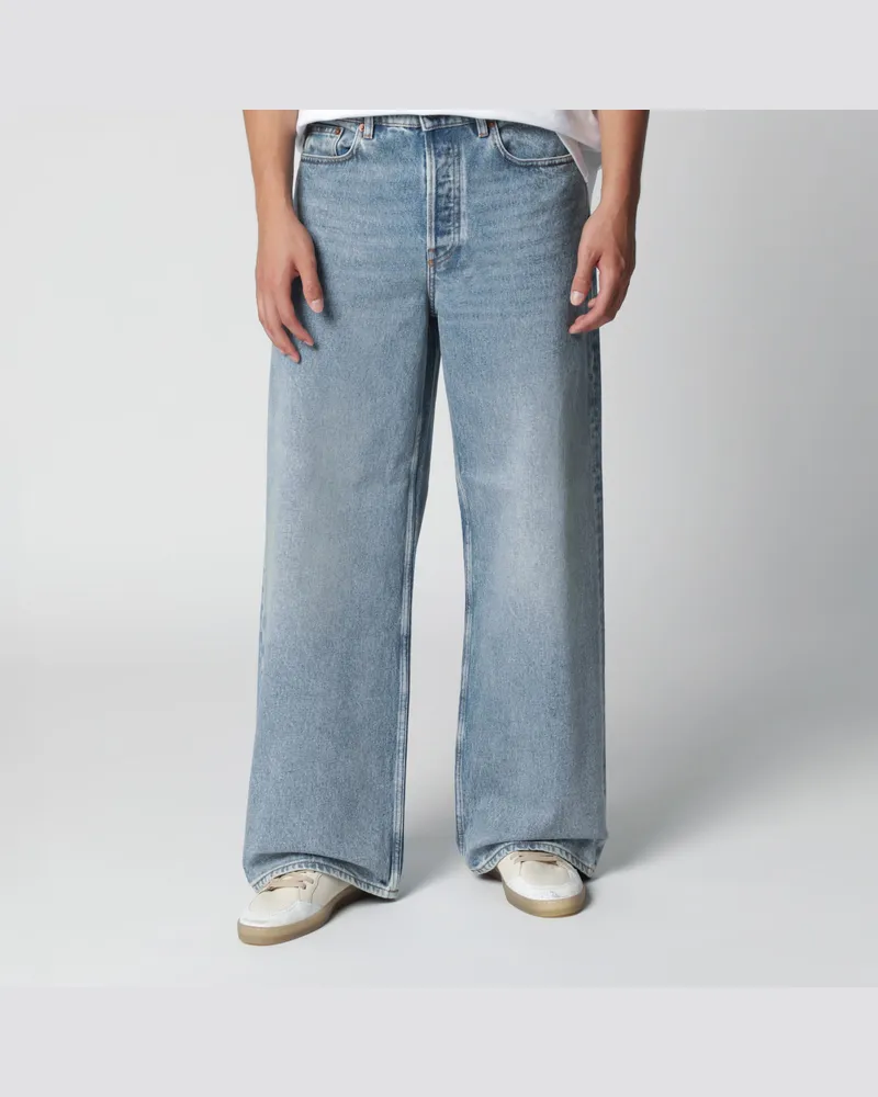 Golden Goose Hellblaue Jeans mit Washed-Effekt Blue