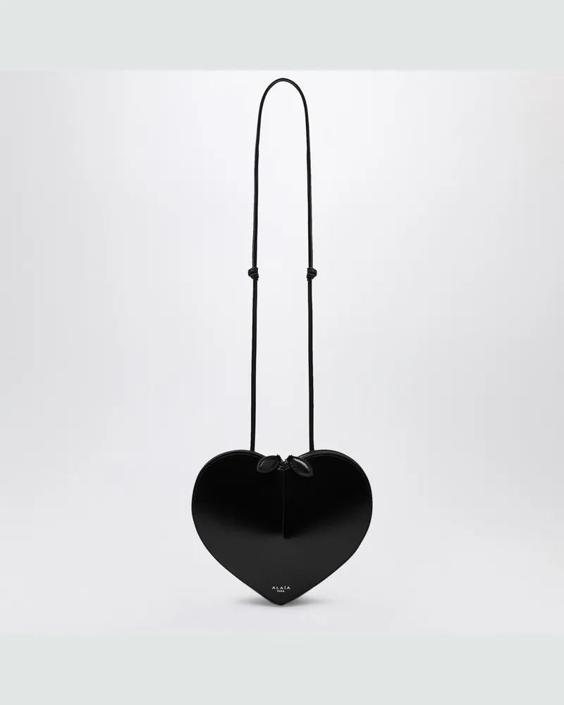 Alaïa Schwarze Tasche Le Coeur aus Leder Black