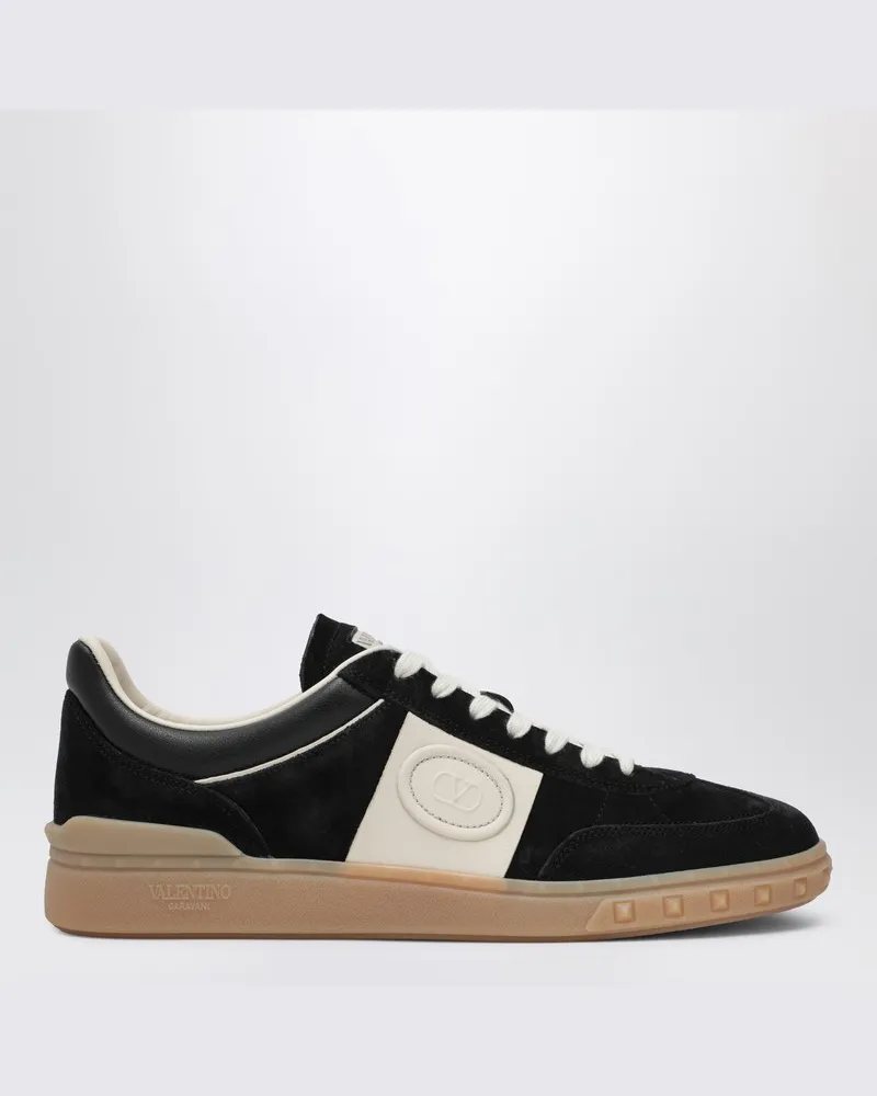 Valentino Garavani Schwarz/elfenbeinfarbene Upvillage Sneaker Schwarz