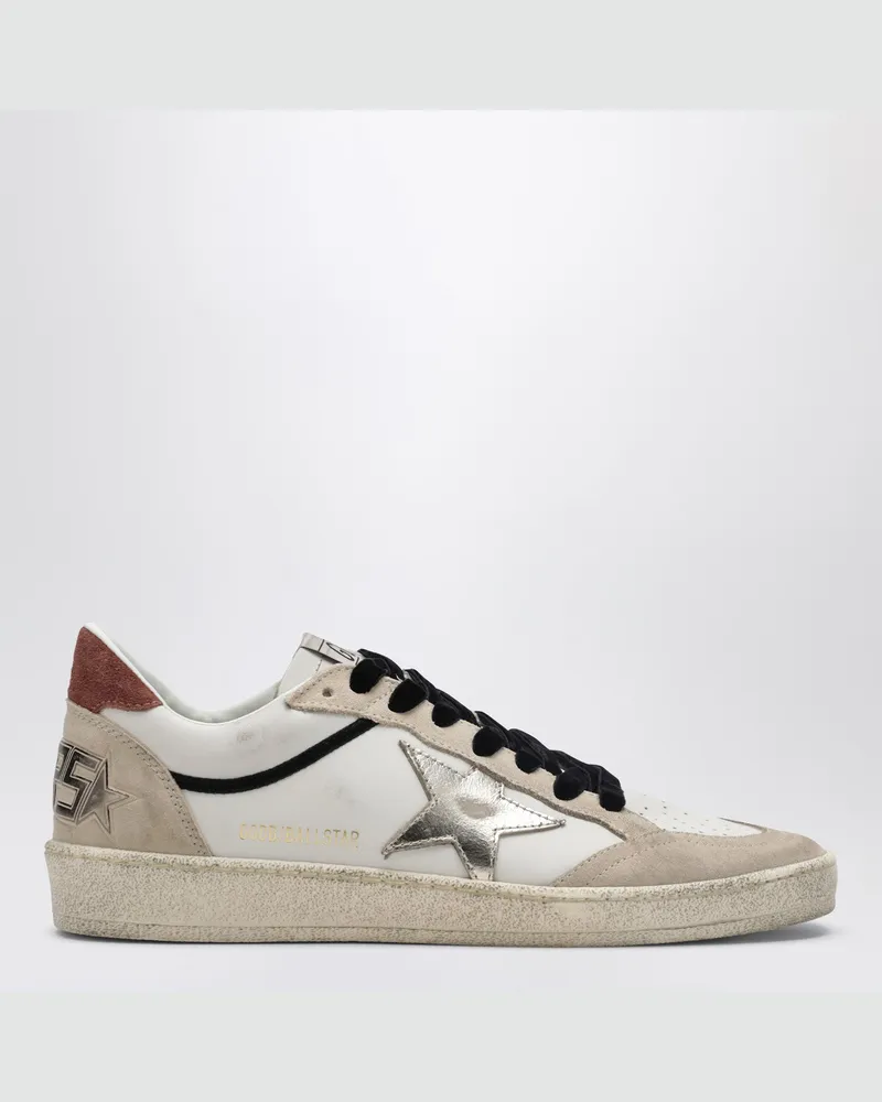 Golden Goose Ball Star Sneakers weiß/beige/platin/rost White