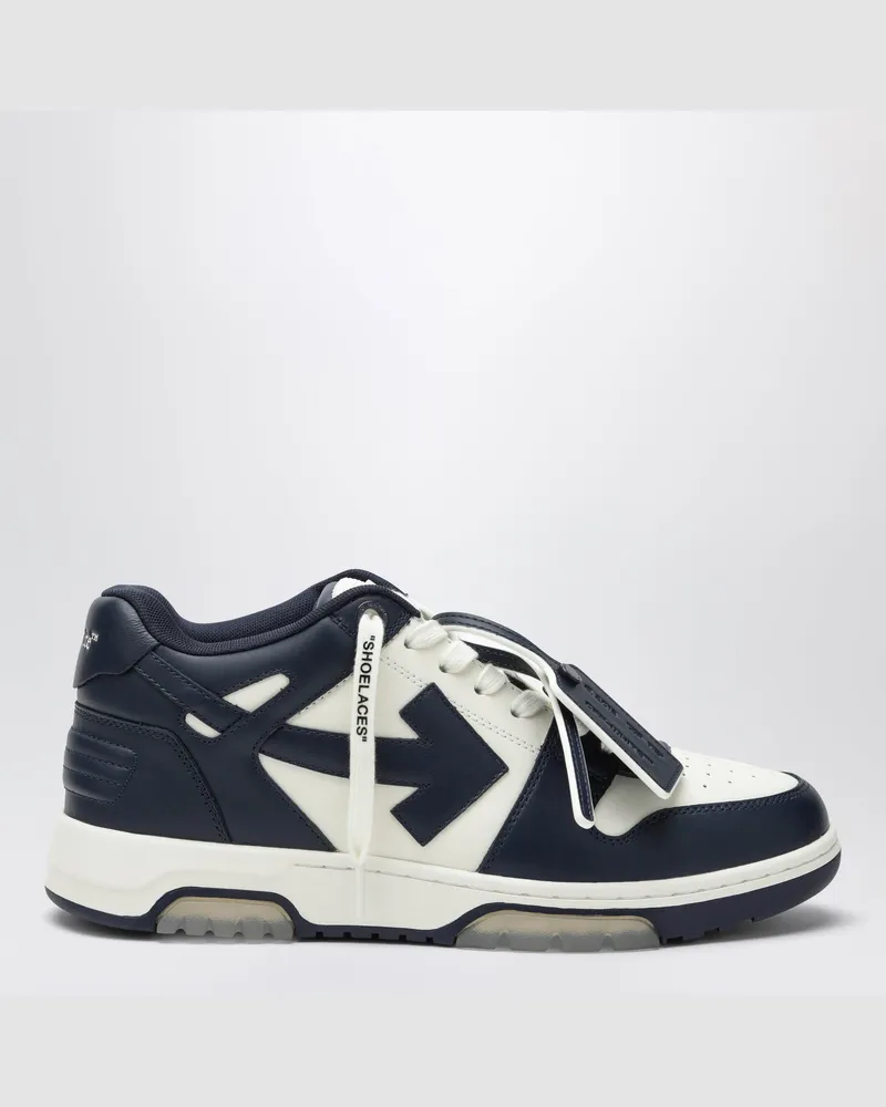 OFF-WHITE Sneaker Out Of Office in Petrol Blue aus Leder Multicolor
