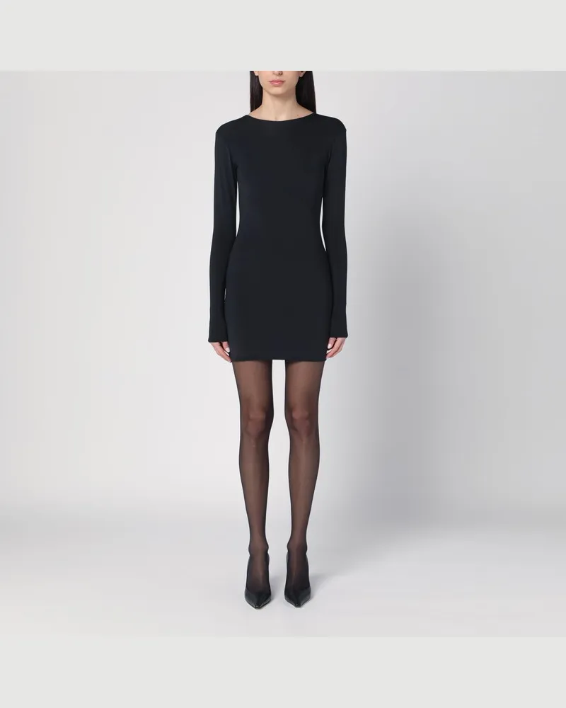 Entire Studios Minikleid in Schwarz aus Nylonmischung Schwarz