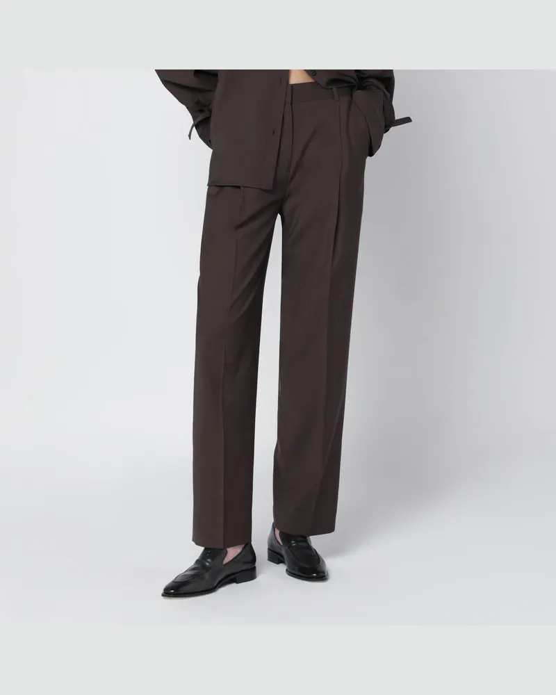 Totême Braune Wollhose Brown