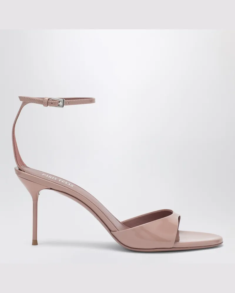 Paris Texas Lidia Sandale aus altrosa Lackleder Pink