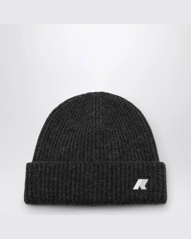 K-Way Schwarze Mütze Brice aus Wolle Black