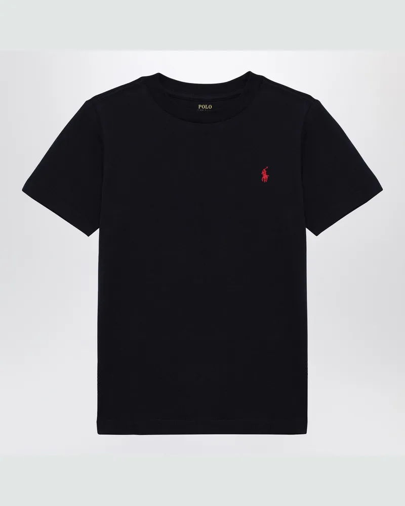 Ralph Lauren Marineblaues T-Shirt aus Baumwolle Blue