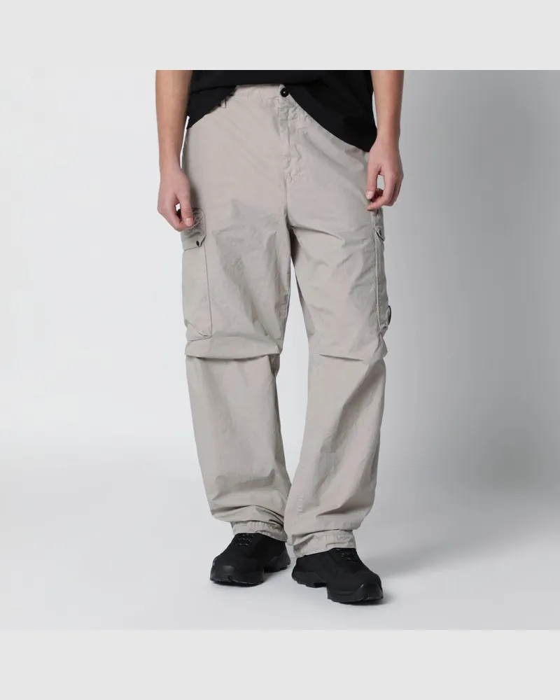 C.P. Company Taupegraue Cargohose aus Baumwolle Grau