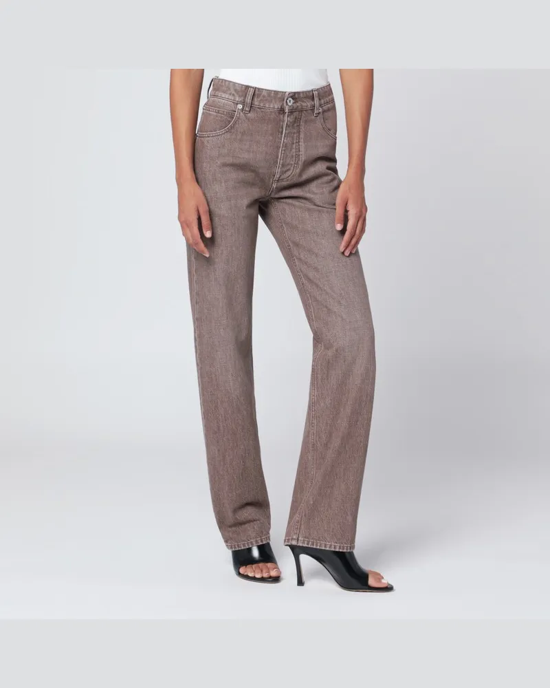 Bottega Veneta Braune gerade Jeans Braun