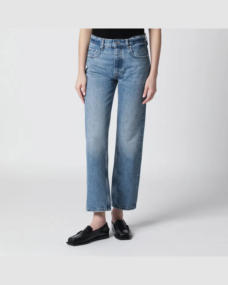 Anine Bing Jane Jeans hellblau mit verwaschenem Effekt Light