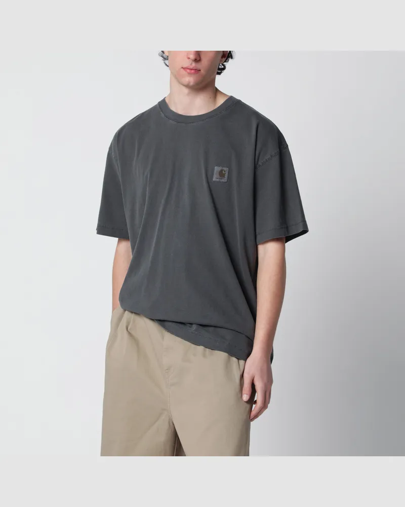 Carhartt WIP S/S Nelson T-Shirt schwarz aus Baumwolljersey Black