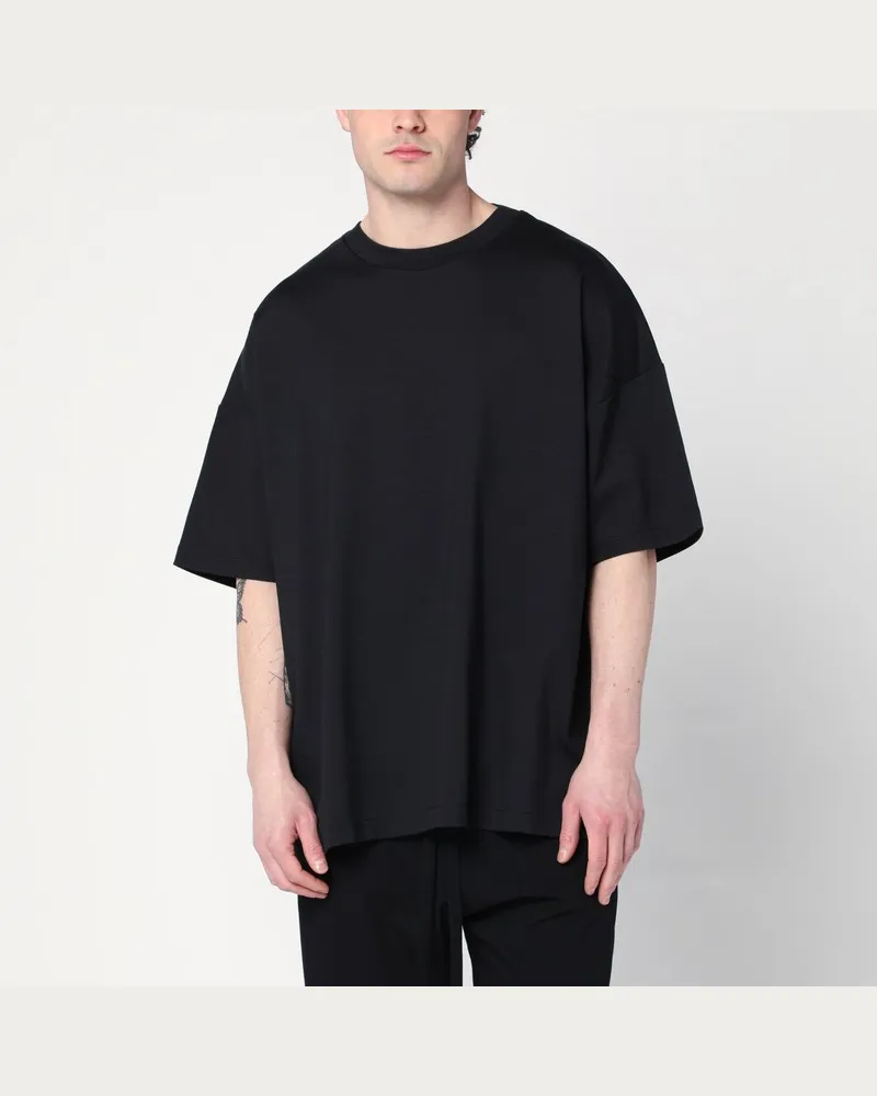 Fear of God Schwarzes Milano T-Shirt Schwarz