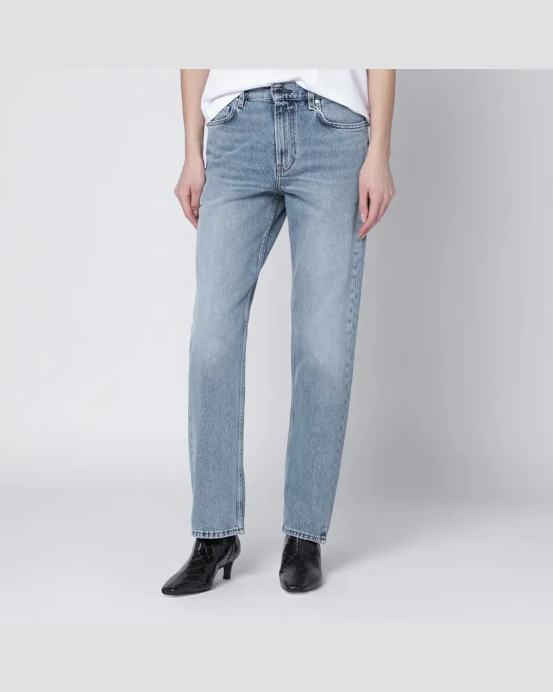 Totême Jeans mit Wascheffekt aus Bio-Denim Light