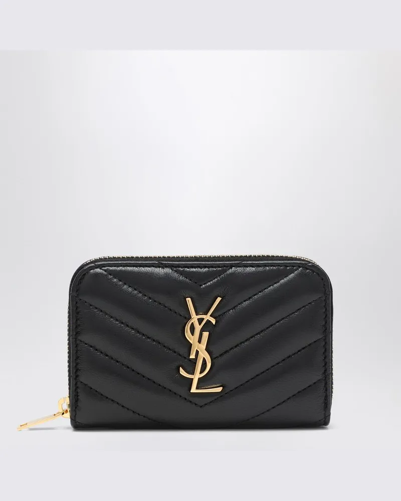 Saint Laurent Geldbörse Cassandre Matelassé schwarz 