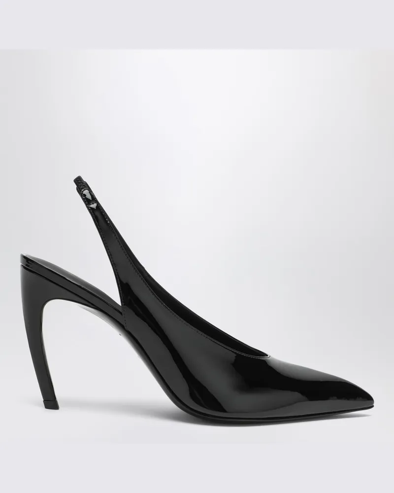 ATTICO Schwarze Viper Slingback Schwarz