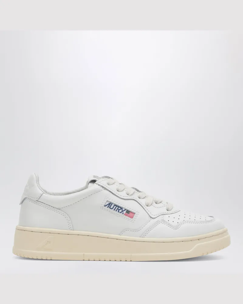 AUTRY Medalist Low Sneakers aus weißem Leder White