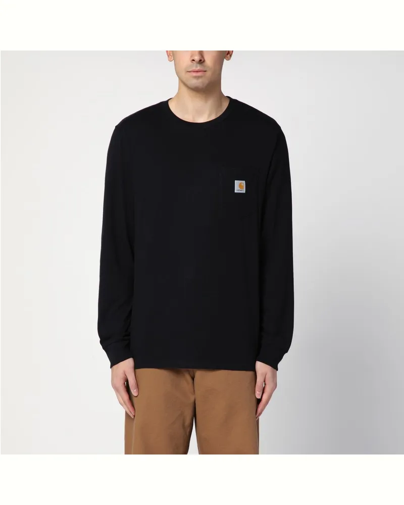Carhartt WIP Schwarzes L Pocket T-Shirt Schwarz