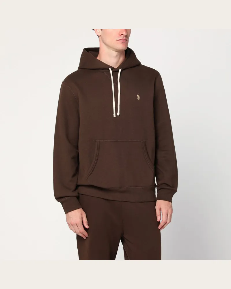 Ralph Lauren Braunes Sweatshirt aus Baumwollmischung Mehrfarbig