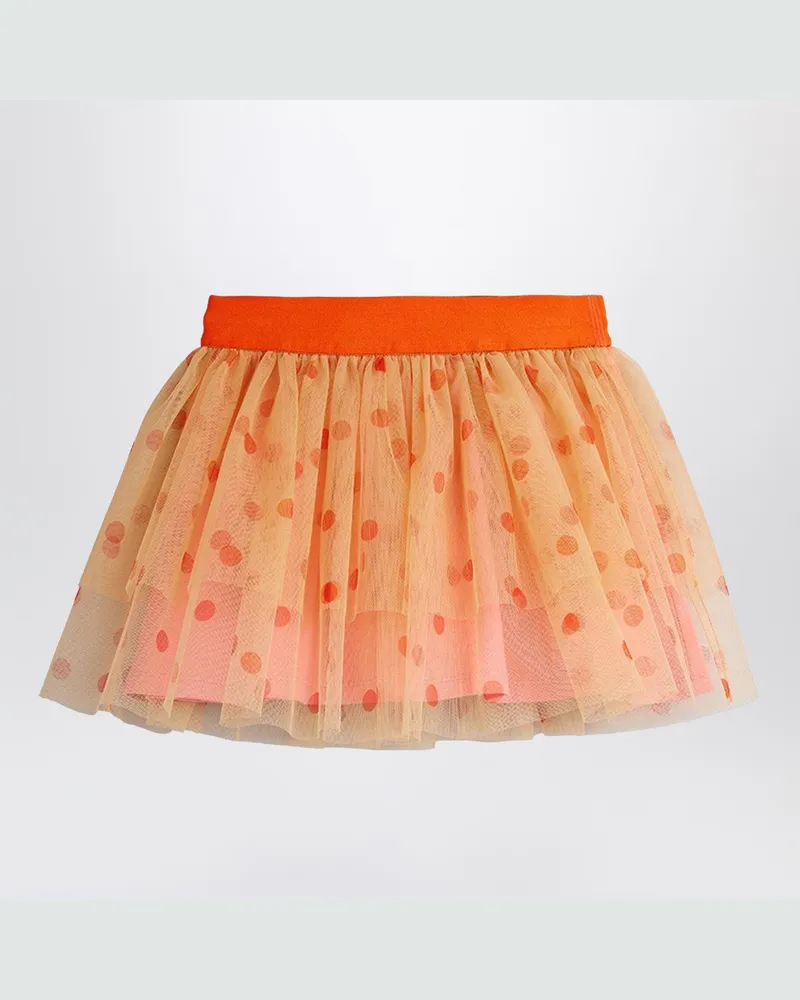 Mini Rodini Gepunkteter Tüllrock Pink