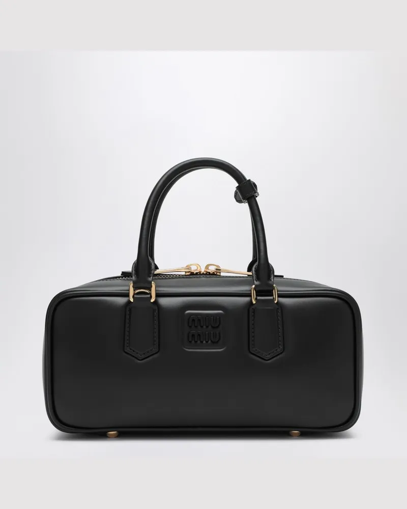 Miu Miu Schwarze Boston Bag Arcadie Large Schwarz