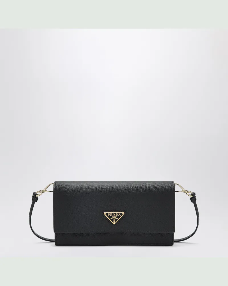 Prada Mini-Tasche aus schwarzem Saffiano-Leder Black