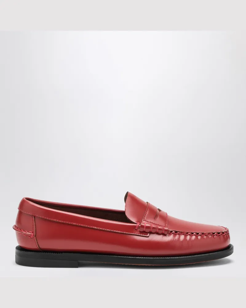 Sebago Klassischer Dan Loafer rot Red