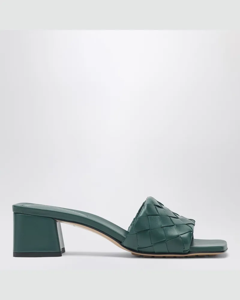 Bottega Veneta Parco-Mules in Smaragdgrün Green