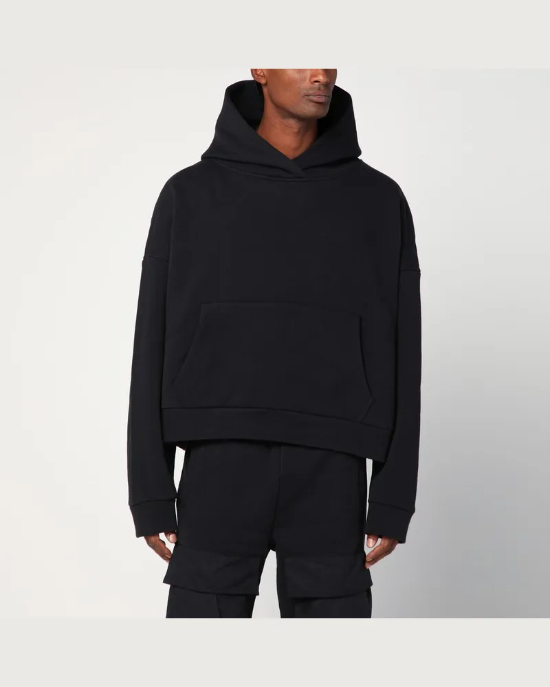 Entire Studios Schwarzer Hoodie aus Baumwolle Schwarz