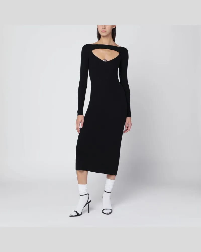 Diesel Schwarzes M-Oloni Kleid Schwarz