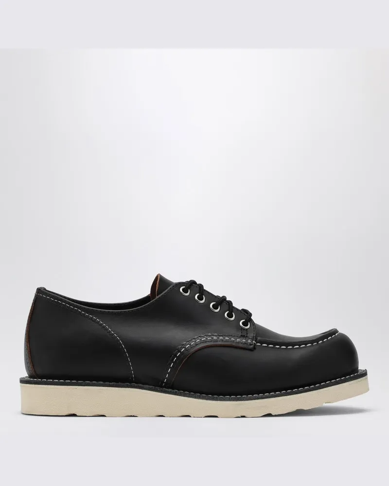Red Wing Shoes Schnürschuh 8090 Moc Toe Low aus schwarzem Leder