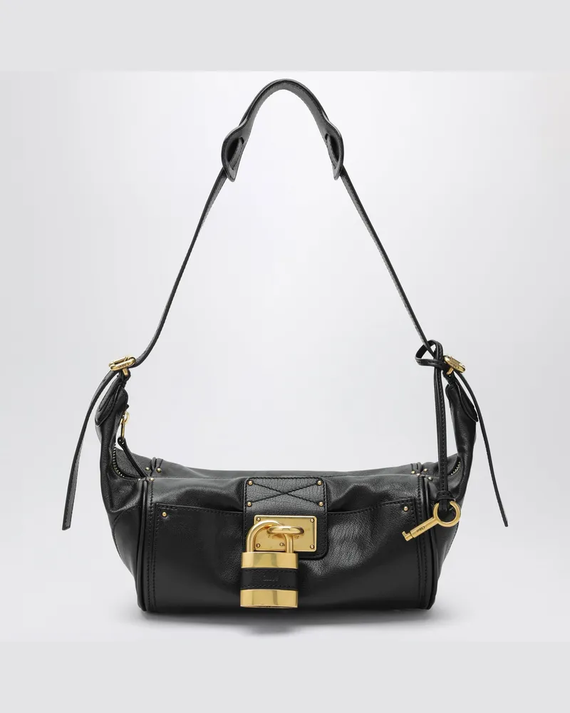Chloé Schwarze Paddington Umhängetasche Blue