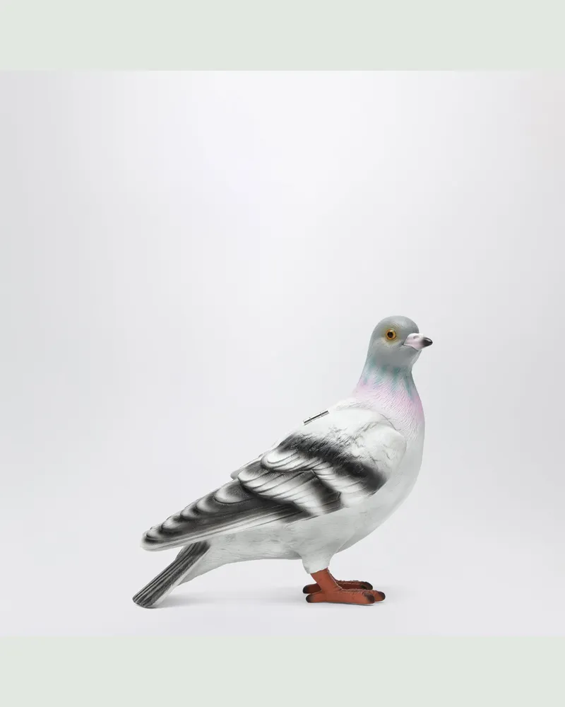 J.W.Anderson Pigeon Pochette aus Harz in Taubenform Grey