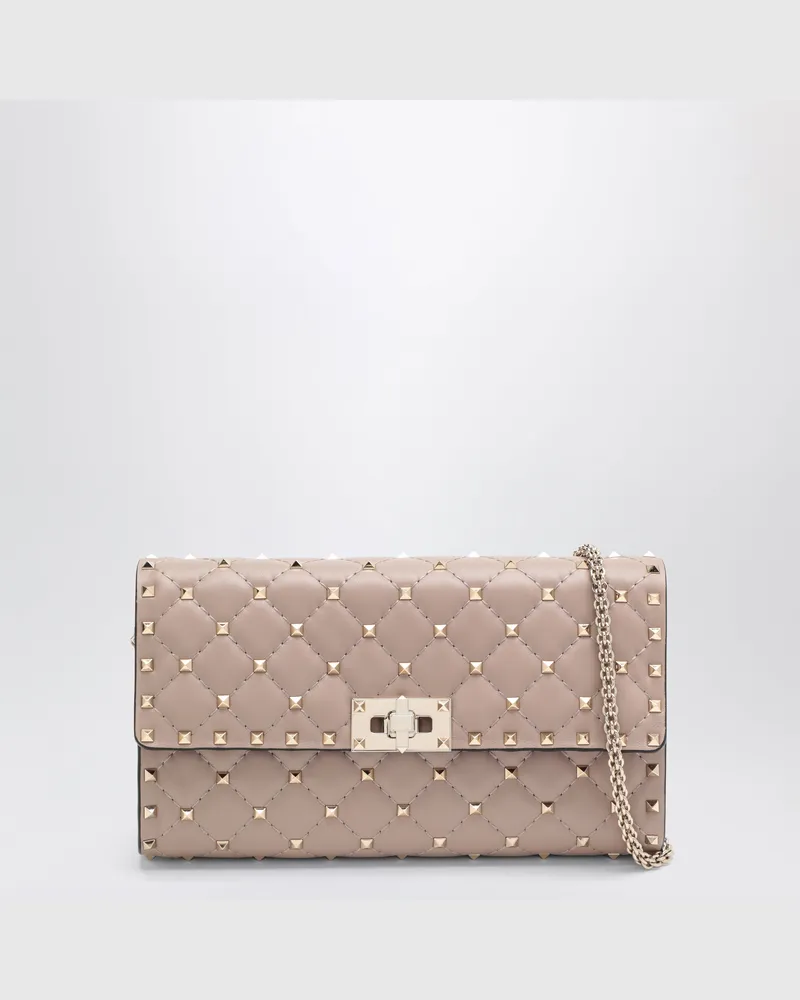Valentino Garavani Rockstud Spike Umhängetasche in Puderrosa Pink