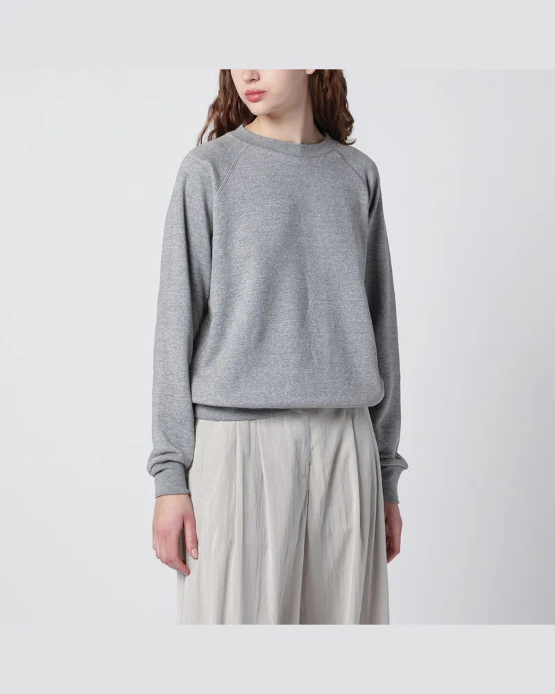 The Row Eulalia Sweatshirt in grau meliertem Kaschmir-Mix Grey