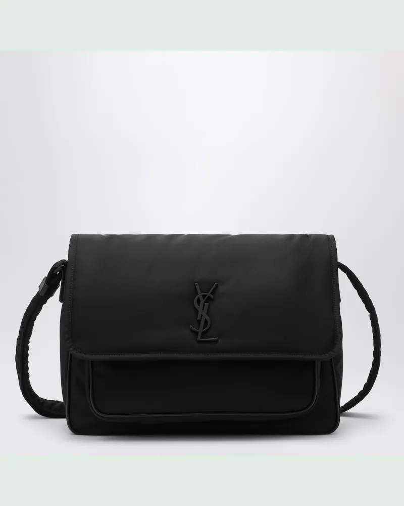 Saint Laurent Umhängetasche Niki schwarz aus recyceltem Nylon Black