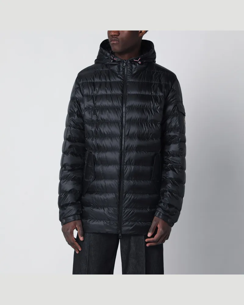 Moncler Kurze Daunenjacke mit Kapuze Najan in Schwarz 