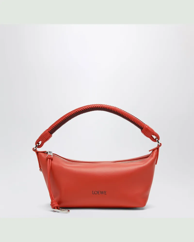 Loewe Mini Cala Tasche aus orangefarbenem Lammnappaleder Orange