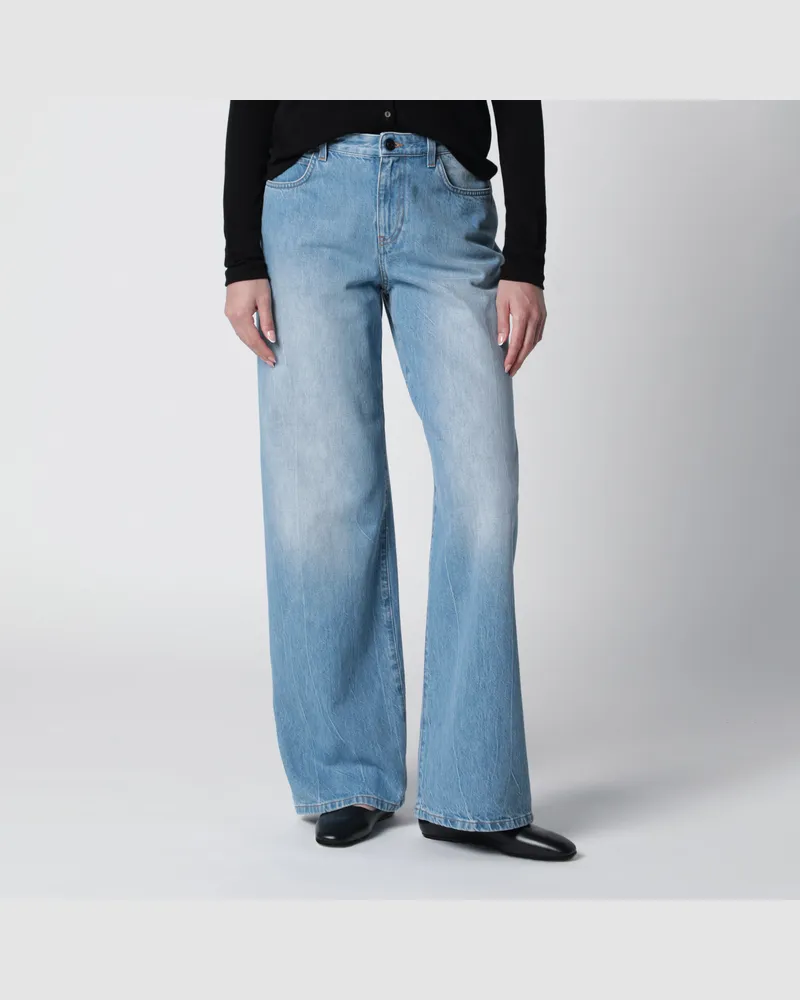 The Row Jeans Eglitta aus blauem Baumwoll-Denim Blue