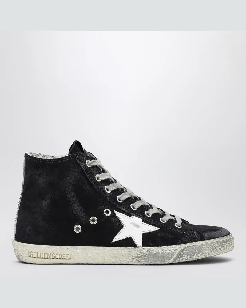 Golden Goose Francy Sneaker in Nachtblau und Weiß Blue