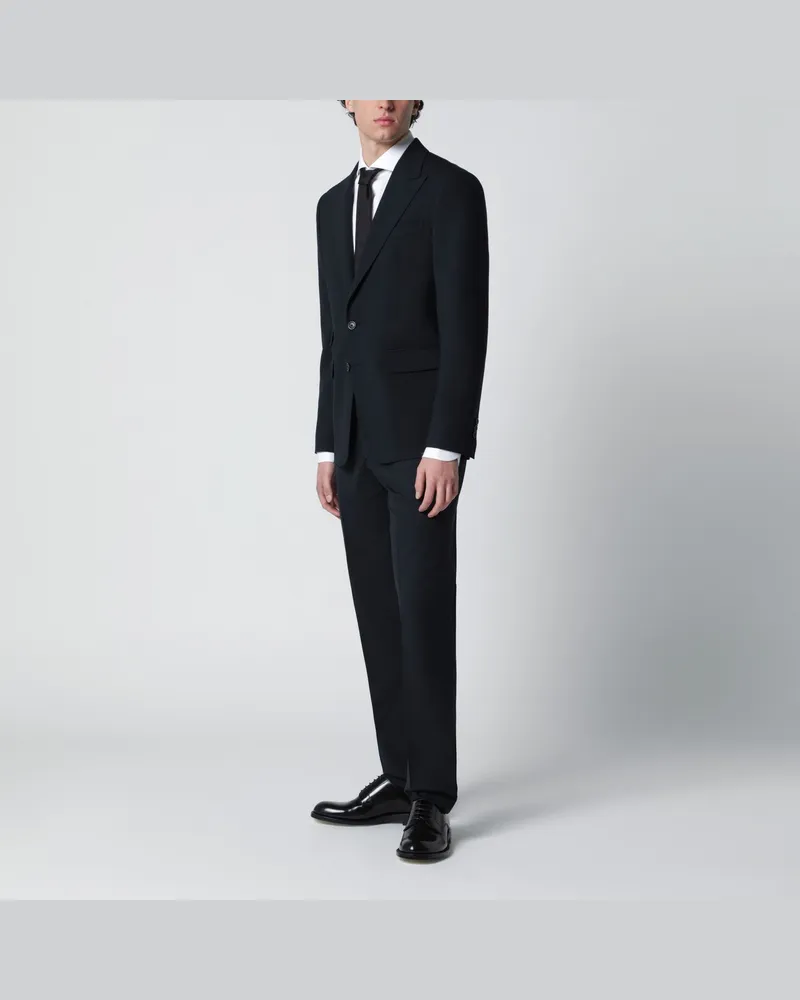 Dsquared2 Einreihiger Anzug in Navyblau aus Wollmischung Blue
