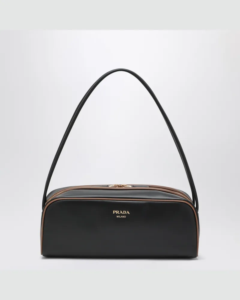 Prada Swing Tasche schwarz/haselnuss Black