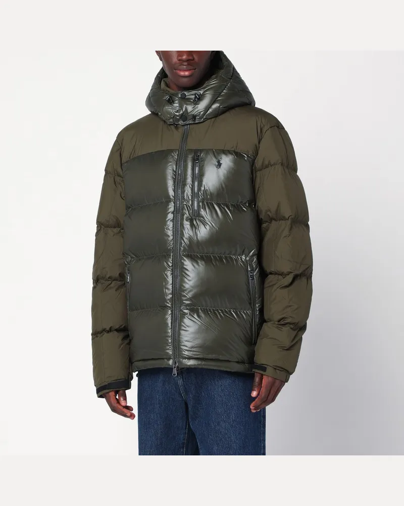 Ralph Lauren militärgrüner Daunenjacke Blau